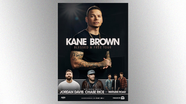 Kane Brown announces his massive 2021 Blessed & Free arena tour, kicking off this fall