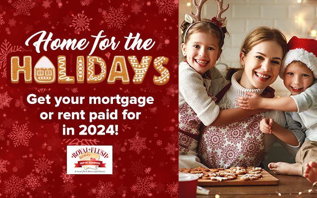 WIN!  Your mortgage or rent PAID for 2024